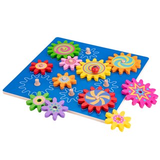 Spinning gear puzzle